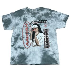 Y2K Aaliyah Women's Streetwear Graphic Shirt Size M